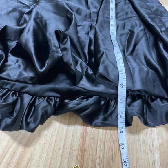 Mac Duggal NWOT Tuxedo Style A-Line Cocktail Blazer Dress Size 0 Black Plunge - Picture 8 of 8